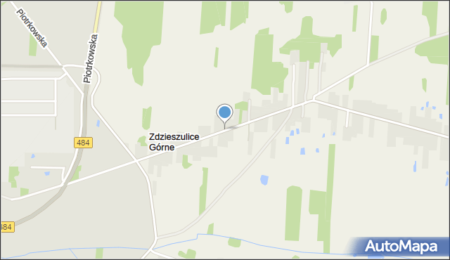 Zdzieszulice Górne, Zdzieszulice Górne, mapa Zdzieszulice Górne