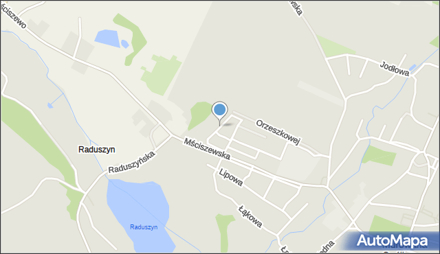 Murowana Goślina, Żeromskiego Stefana, mapa Murowana Goślina