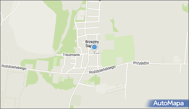 Piekary Śląskie, Żeromskiego Stefana, mapa Piekary Śląskie