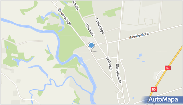 Sochocin, Żeromskiego Stefana, mapa Sochocin