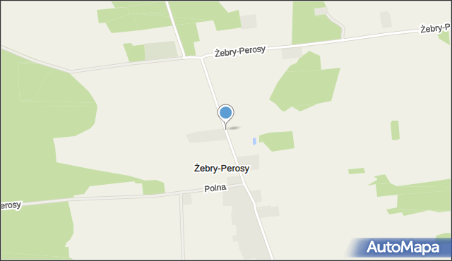 Żebry-Perosy, Żebry-Perosy, mapa Żebry-Perosy