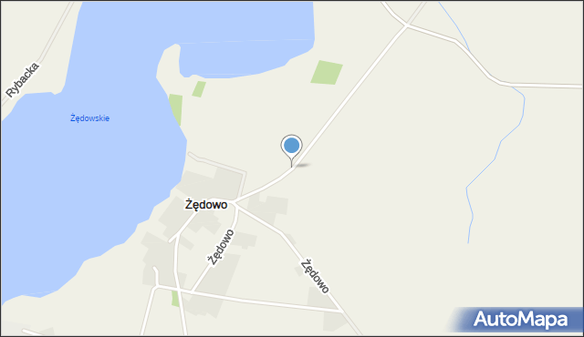 Żędowo, Żędowo, mapa Żędowo