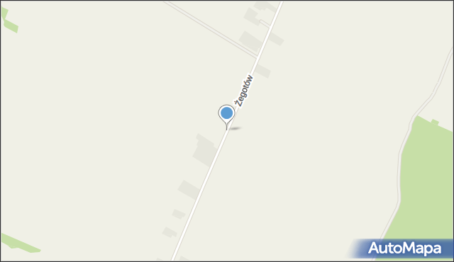 Żegotów, Żegotów, mapa Żegotów