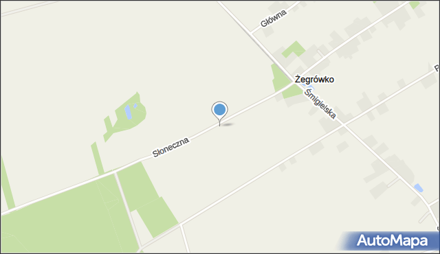 Żegrówko, Żegrówko, mapa Żegrówko
