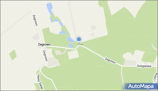 Żegrowo, Żegrowo, mapa Żegrowo