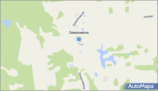 Żelazkowizna, Żelazkowizna, mapa Żelazkowizna