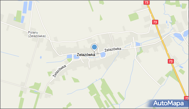 Żelazówka, Żelazówka, mapa Żelazówka