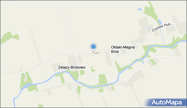 Żelazy-Brokowo, Żelazy-Brokowo, mapa Żelazy-Brokowo