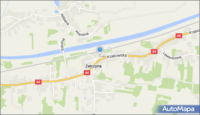 Zelczyna, Zelczyna, mapa Zelczyna