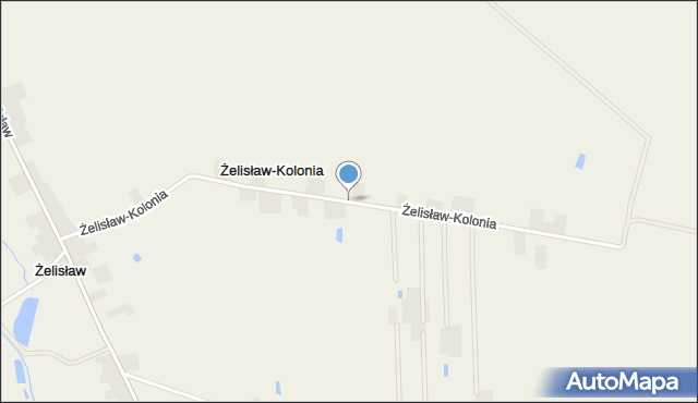 Żelisław-Kolonia, Żelisław-Kolonia, mapa Żelisław-Kolonia