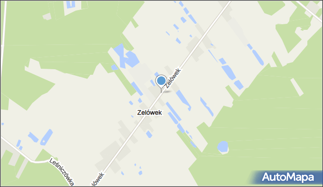 Zelówek, Zelówek, mapa Zelówek