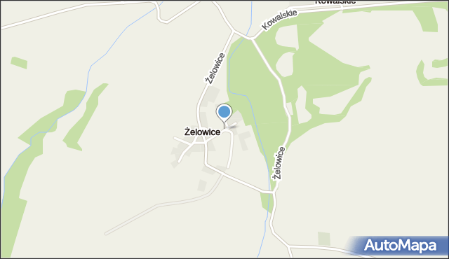 Żelowice, Żelowice, mapa Żelowice