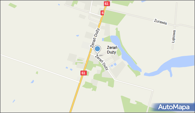 Żerań Duży, Żerań Duży, mapa Żerań Duży