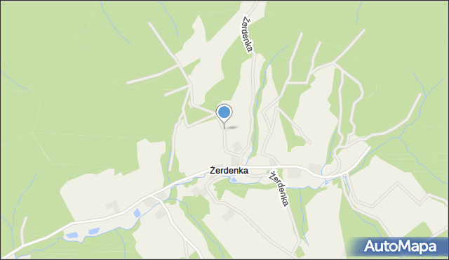 Żerdenka, Żerdenka, mapa Żerdenka