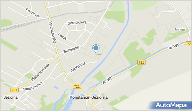 Konstancin-Jeziorna, Zgoda, mapa Konstancin-Jeziorna