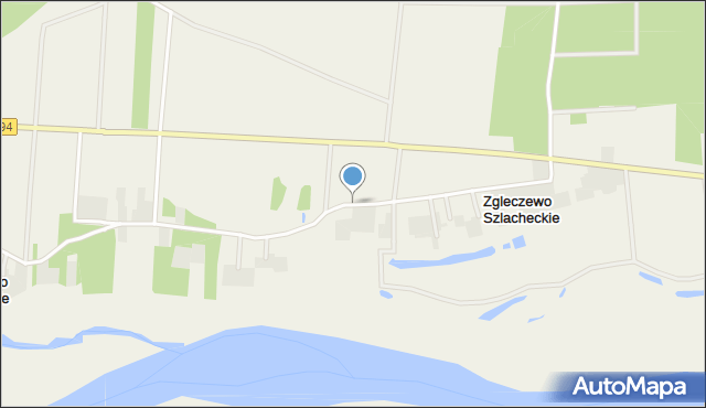 Zgleczewo Szlacheckie, Zgleczewo Szlacheckie, mapa Zgleczewo Szlacheckie