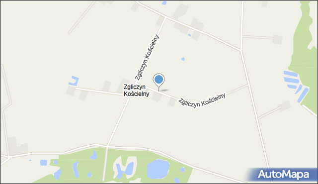 Zgliczyn Kościelny, Zgliczyn Kościelny, mapa Zgliczyn Kościelny