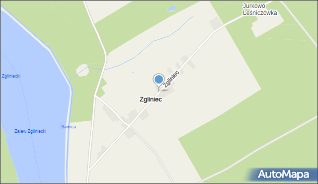 Zgliniec, Zgliniec, mapa Zgliniec