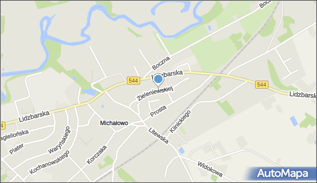 Brodnica, Zieleniewskiej Władysławy, mapa Brodnica