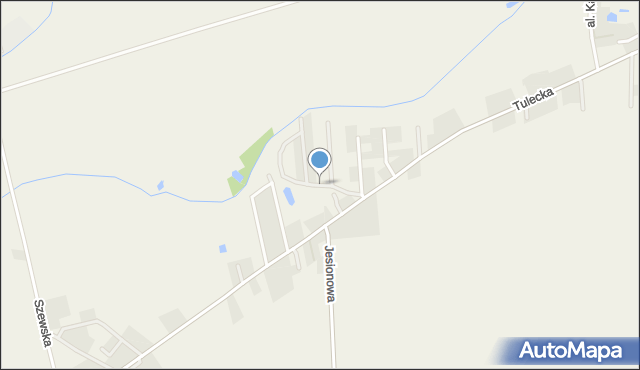 Gowarzewo, Zimowa, mapa Gowarzewo