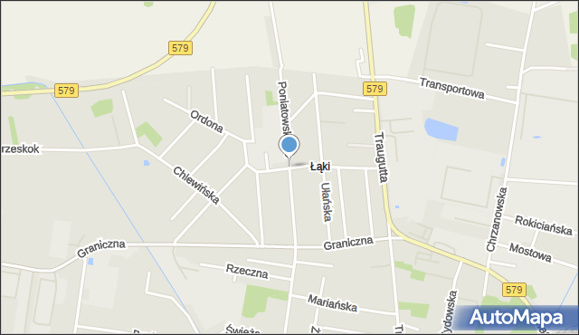 Grodzisk Mazowiecki, Zielony Rynek, mapa Grodzisk Mazowiecki