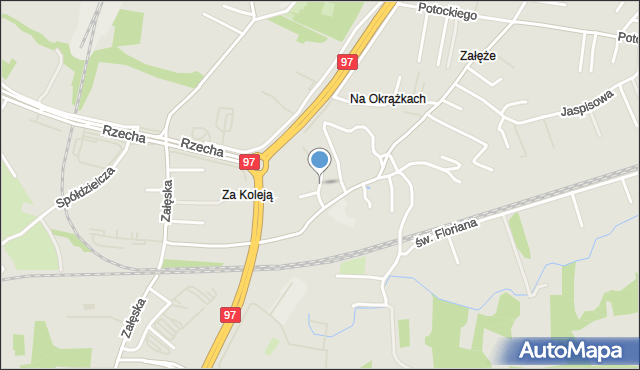 Rzeszów, Ziemiańskiego Jana, mapa Rzeszów