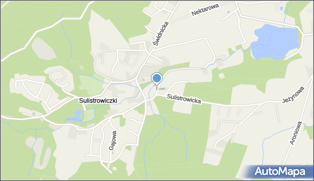 Sulistrowiczki, Zielone Wzgórze, mapa Sulistrowiczki