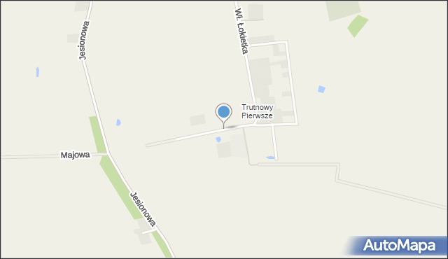 Trutnowy, Ziemiańska, mapa Trutnowy