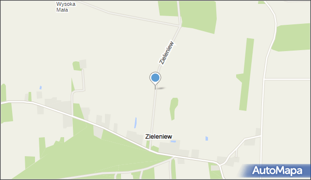 Zieleniew gmina Krośniewice, Zieleniew, mapa Zieleniew gmina Krośniewice