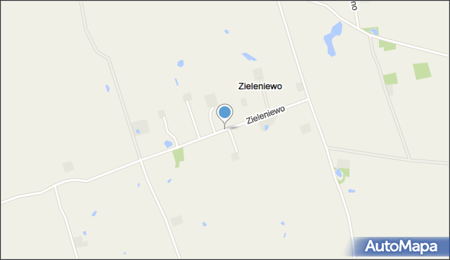Zieleniewo gmina Chodecz, Zieleniewo, mapa Zieleniewo gmina Chodecz