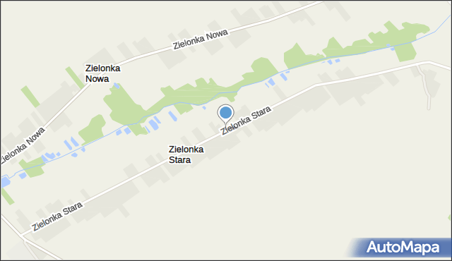 Zielonka Stara, Zielonka Stara, mapa Zielonka Stara