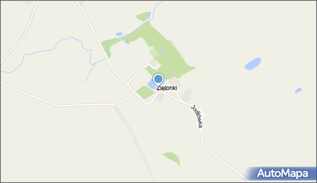 Zielonki gmina Stary Targ, Zielonki, mapa Zielonki gmina Stary Targ
