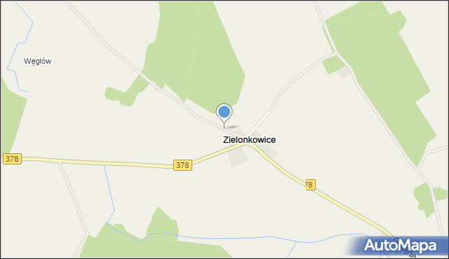 Zielonkowice, Zielonkowice, mapa Zielonkowice