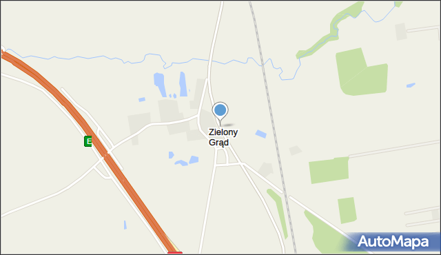 Zielony Grąd, Zielony Grąd, mapa Zielony Grąd