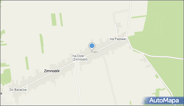 Zimnodół, Zimnodół, mapa Zimnodół