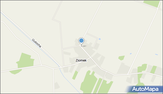 Ziomek, Ziomek, mapa Ziomek