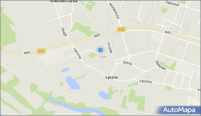 Nowy Dwór Mazowiecki, Złota, mapa Nowy Dwór Mazowiecki