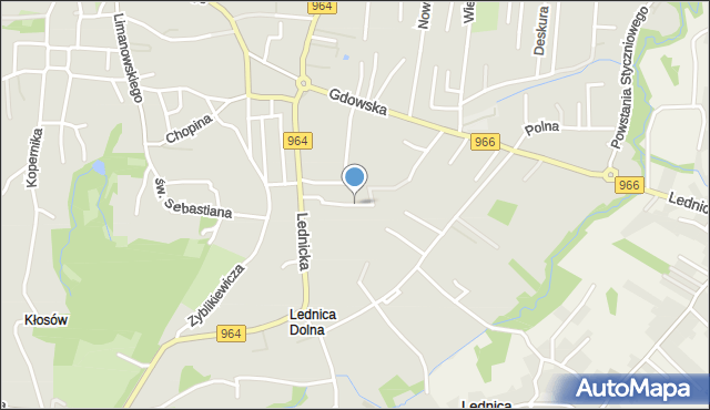 Wieliczka, Złota, mapa Wieliczka