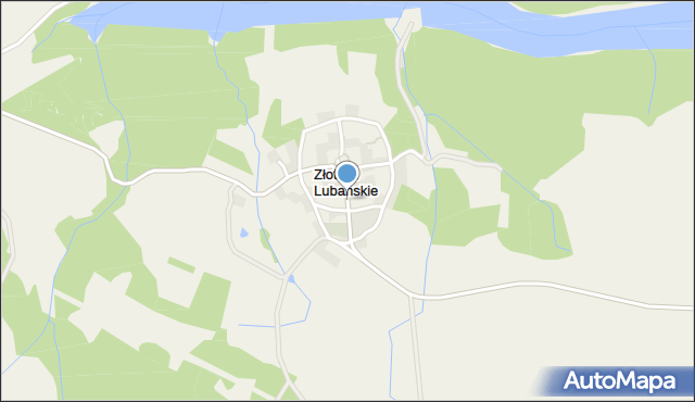 Złotniki Lubańskie, Złotniki Lubańskie, mapa Złotniki Lubańskie