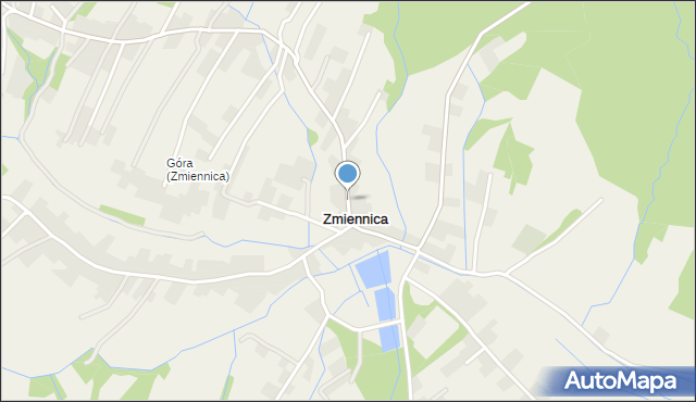 Zmiennica, Zmiennica, mapa Zmiennica