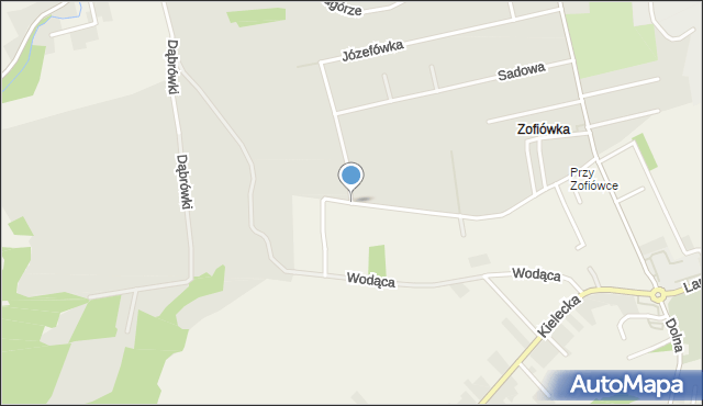 Szewna, Zofiówka, mapa Szewna