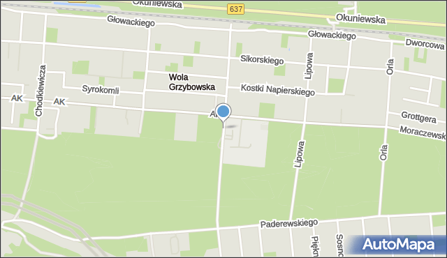 Warszawa, Żółkiewskiego Stanisława, hetm., mapa Warszawy