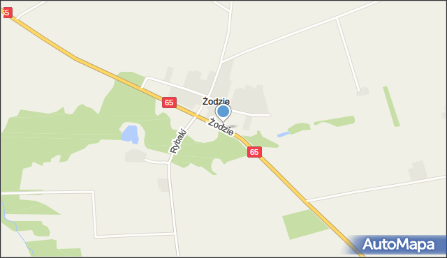 Żodzie, Żodzie, mapa Żodzie