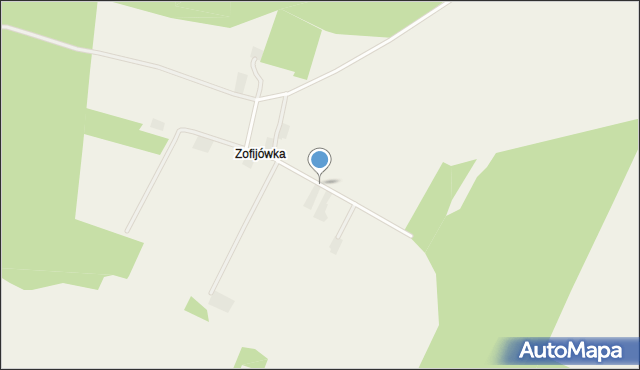 Zofijówka gmina Wojcieszków, Zofijówka, mapa Zofijówka gmina Wojcieszków