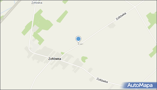 Zofiówka gmina Knyszyn, Zofiówka, mapa Zofiówka gmina Knyszyn