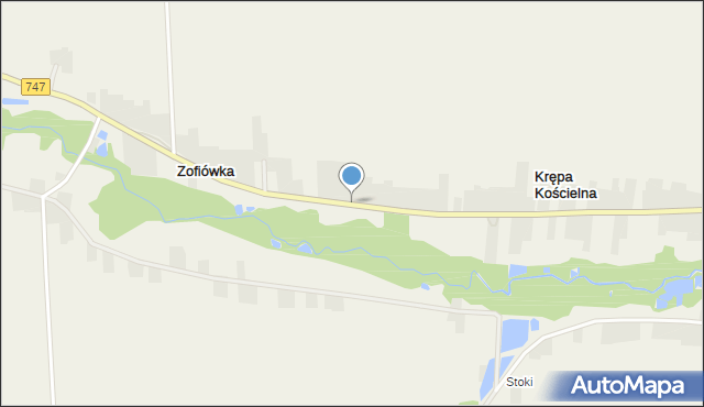 Zofiówka gmina Lipsko, Zofiówka, mapa Zofiówka gmina Lipsko