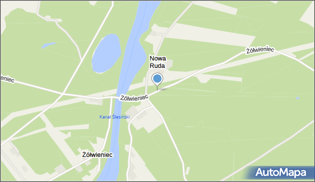 Żółwieniec, Żółwieniec, mapa Żółwieniec