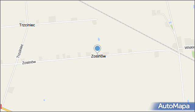 Zosinów, Zosinów, mapa Zosinów