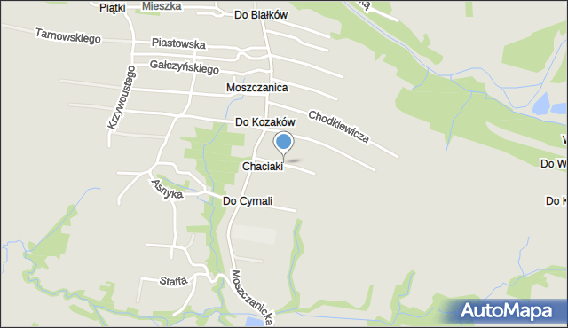 Żywiec, Żółkiewskiego Stanisława, hetm., mapa Żywiec