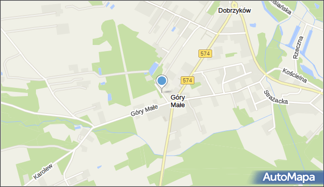 Dobrzyków, Źródlana, mapa Dobrzyków